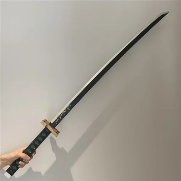 1:1 Demon Slayer Sword Weapon Cosplay Kimetsu no Yaiba Tokitou Muichirou Sowrd Ninja Knife Prop Model Toy 104cm - Image 4