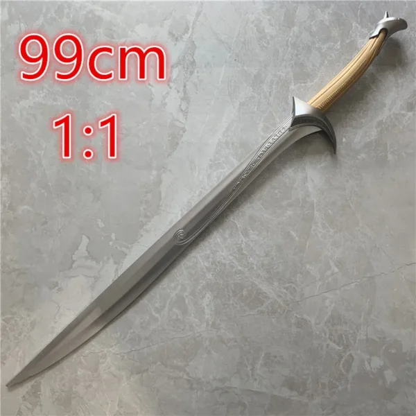 Big 1:1 Sword Sewing Needle Sword Weapon Movie Cosplay Sword Prop Role Play Gift Safety PU Winter Frost Sword 79cm - Image 19