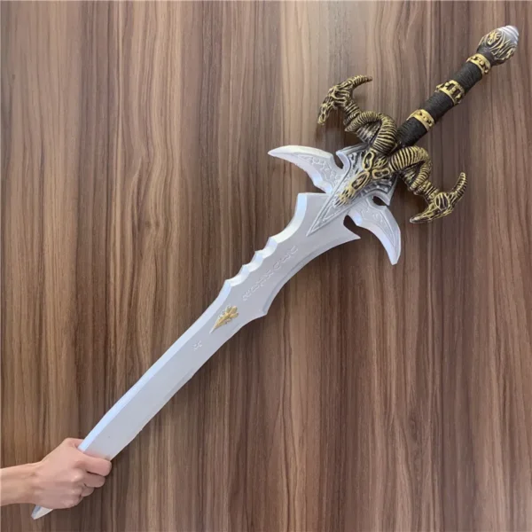 Big 1:1 Sword Sewing Needle Sword Weapon Movie Cosplay Sword Prop Role Play Gift Safety PU Winter Frost Sword 79cm