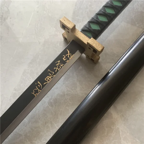 1:1 Demon Slayer Sword Weapon Cosplay Kimetsu no Yaiba Tokitou Muichirou Sowrd Ninja Knife Prop Model Toy 104cm - Image 7