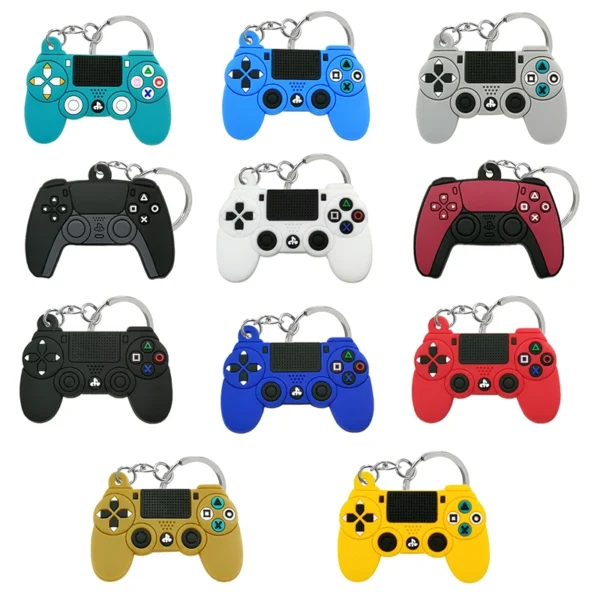 1PCS Cute keychain Gamepad Game Controller Keyring fit Car Key Accessories Children Birthday Joypad Souvenir Friends Party Gifts - Image 2