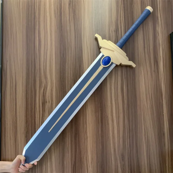 Himmel Sword of Valour Anime Wand Frieren Beyond Journey's End Cosplay Greatsword Knife Prop Weapon 1:1 Safety PU Rubber Toys - Image 3