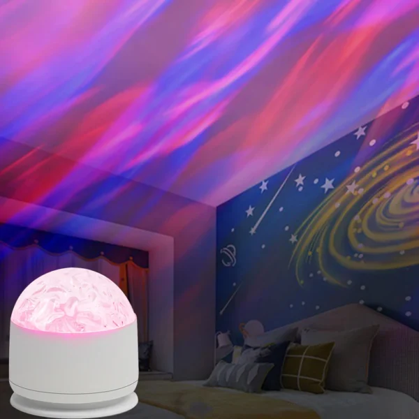 Night Light for Girls Boys Ocean Wave Projector Light with Remote Control Starry Sky Projector for Office Bar Restaurant - Image 10