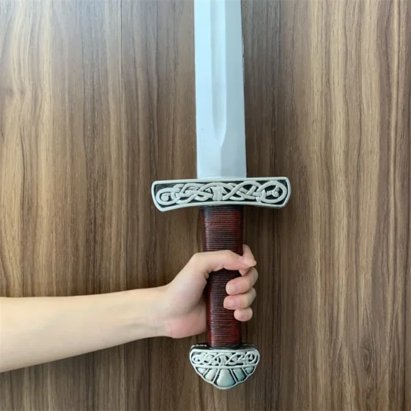 1:1 Ancient Rome Western Sword Cosplay Prop Knight Knife Weapon Medieval Role Playing Cos Red Chevalier's Sword PU Prop Model - Image 5
