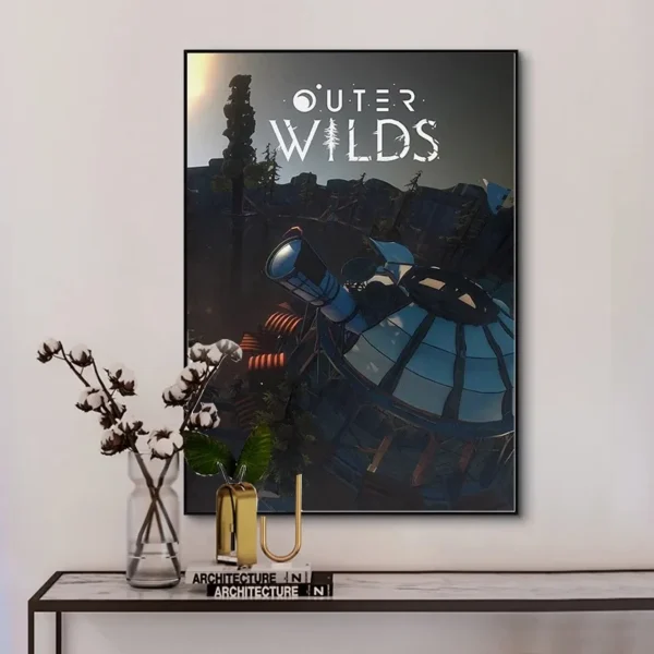 Outer Wilds Adventure Games Poster Canvas Printing Wall Art Gaming Room Decor High Quality Print Unique Gamer Gift for Kids Room - Image 3