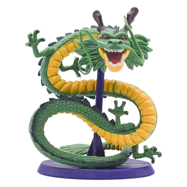 10CM Dragon Ball Z Cyan Dragon Handmade Figure DBZ Shenron Anime Collection Decoration Model Dolls Desk Ornament Birthday Gifts - Image 5