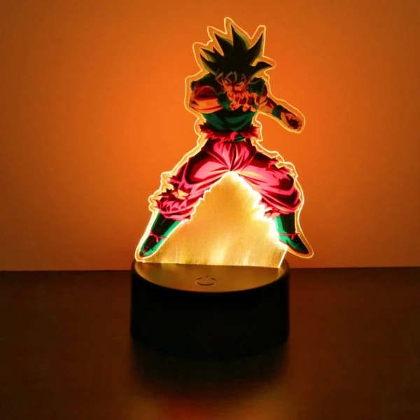 Dragon Ball Z Goku Anime Figure 3D Lamp Gohan PVC Action Figures RGB LED Night Light Toys Children Room Decor Super Saiyan Gifts - Image 4