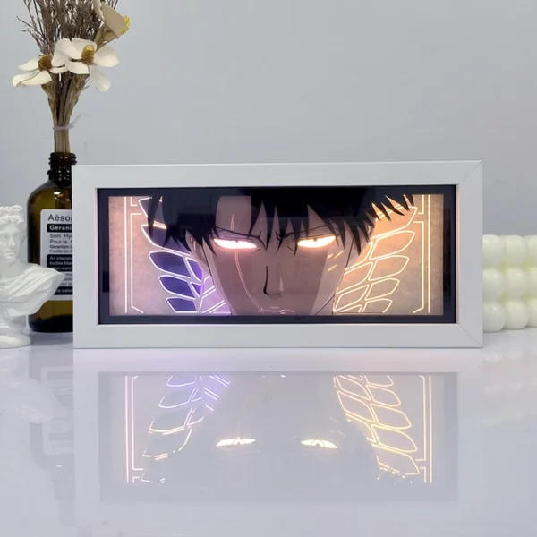 Anime Light Box Eye Face Lamp for Bedroom Decoration Lightbox Manga Paper Carving Table Desk Lamp Birthday Gift - Image 2