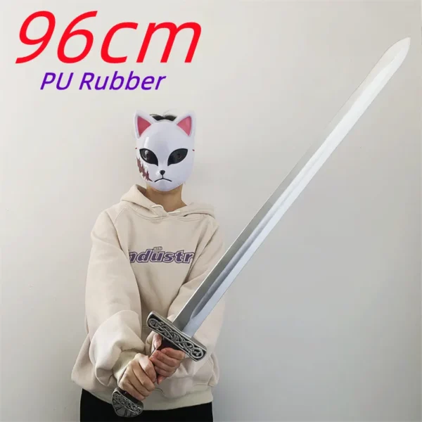 Medieval Cosplay Western Knight Sword Red Guardian Chevalier's Sword Prop Role Cos Protector Knife Sword PU Weapon Model Toy - Image 3