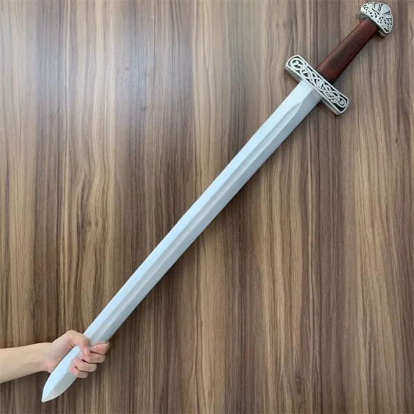 1:1 Ancient Rome Western Sword Cosplay Prop Knight Knife Weapon Medieval Role Playing Cos Red Chevalier's Sword PU Prop Model - Image 3