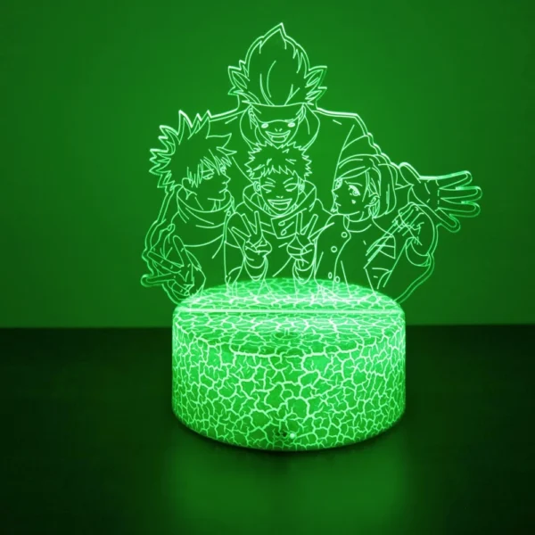 Attack on Titan 3D Lamp Anime Figures LED Night Light 16 Colors Lamps Remote Control RGB Decoration Bedroom Home Children Gifts - Image 5