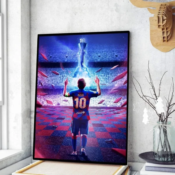 Football Star Poster Movie Canvas Painting Room Bar Cafe Aesthetic Art Wall Painting - Image 3