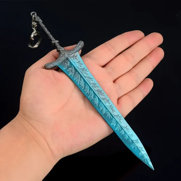 21cm Dark Moon Greatsword Elden Anime Game Peripheral Swords Weapon Model Accessories Keychains Ornaments Gifts Toys for Boys - Image 4