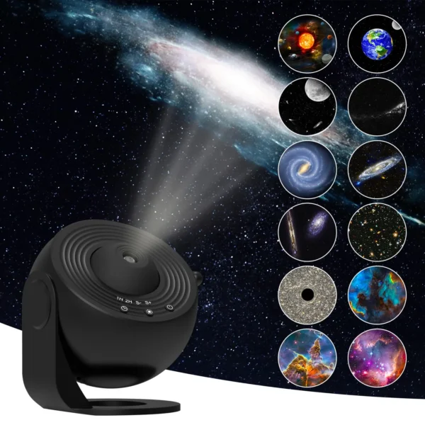 Planetarium Star and Galaxy Projector Realistic Starry Sky Night Light with Solar System for Kids Bedroom Living Room Decoration