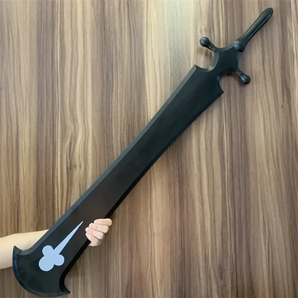 Anime Black Clover Asta Sun Tomahawk Sword Broken Prop Role Playing Weapon Lost Knife Model 1:1 Safety PU - Image 8