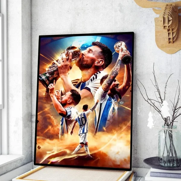 Football Star Poster Movie Canvas Painting Room Bar Cafe Aesthetic Art Wall Painting - Image 4