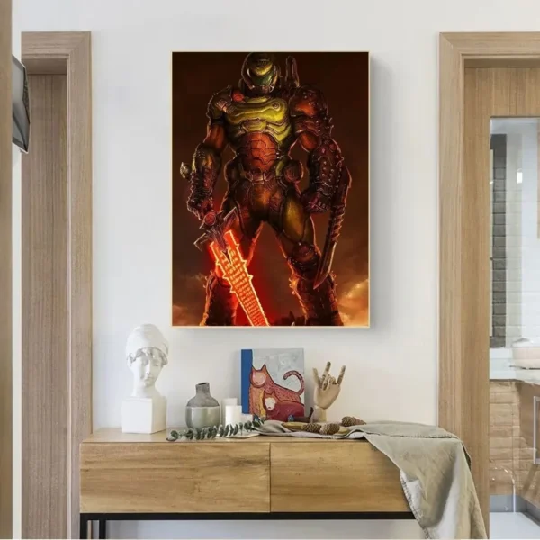 Game D-Diablos Poster No Framed Poster Club Bar Poster Wall Art Painting Bedroom Study Canvas Painting - Image 2