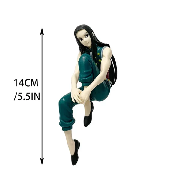 14cm Hunter×Hunter Anime Figure Phantom Troupe Hisoka Action Figure Noodle Stopper Room Decoration Noodle Stopper PVC Model Toys - Image 6