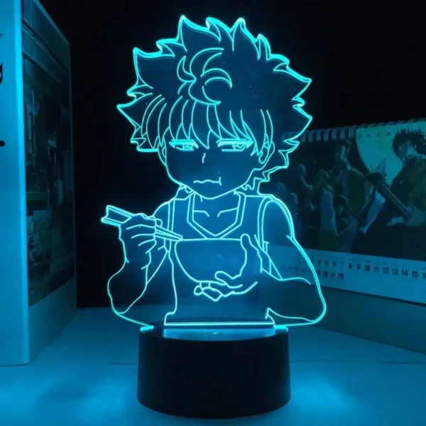 Anime 3D Lamp Killua Hunter X Hunter Killua Light Hxh Night Light Gift Acrylic Neon Cute Childrens Bedroom Decoration Regalos - Image 3