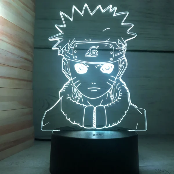 Anime Naruto Uzumaki LED Night Light Toys Akatsuki Kakashi Hatake Kid Bedroom Nightlight Itachi Uchiha 3D 7/16 colors Lamp Decor - Image 5