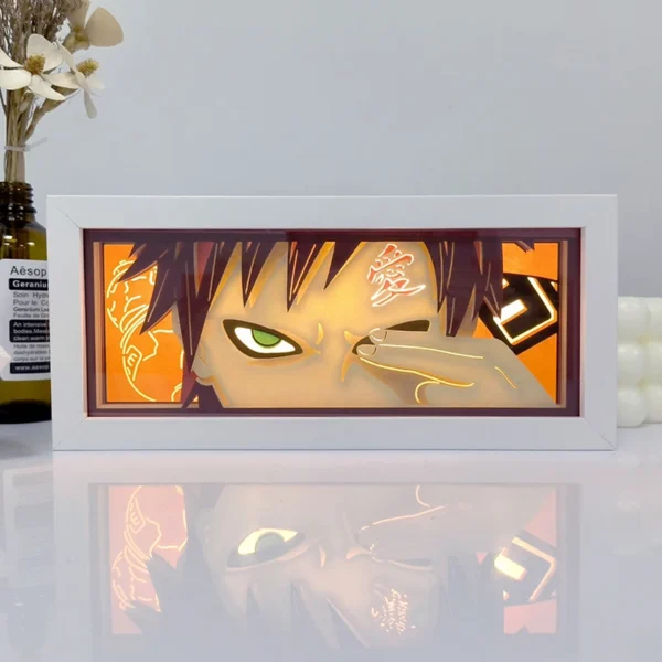 Led Light Box For Child's Room Decoration Manga Paper Carving Desk Lamp Anime Figures - Image 2