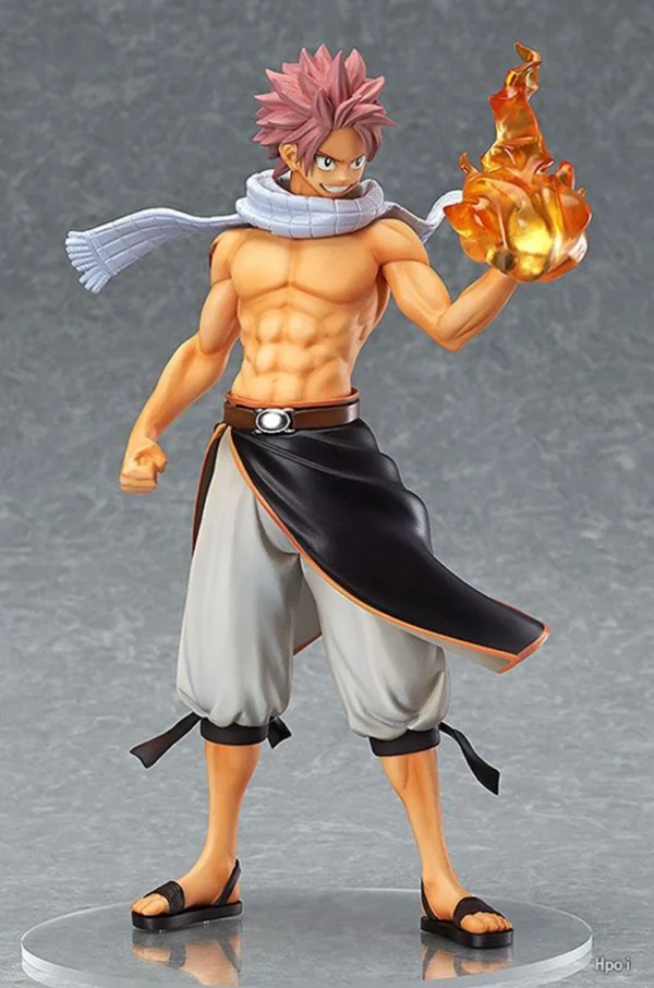 23CM Anime Figure FAIRY TAIL Fire Dragon END Etherious Natsu Dragneel Standding Shawl Model Dolls Toy Gift Collect PVC Material - Image 3