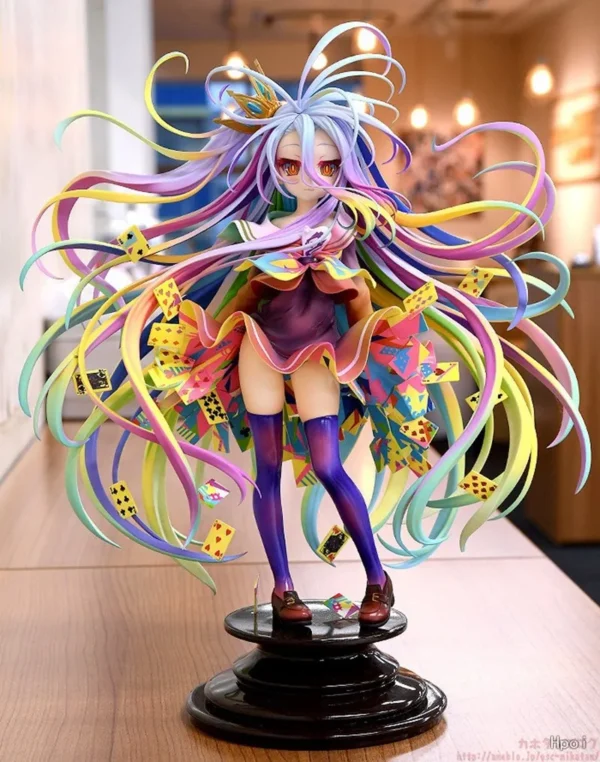 28CM No Game No Life Anime Figure Shiro Action Figure Art Works Kamiya Yuu PVC Collection Model Doll Toys - Image 3