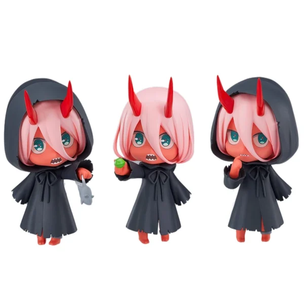 10CM Amine Figure Darling in the FRANXX Q Version Uniform Combat Uniform Dolls Toy Gift Collect Boxed Ornaments PVC Material - Image 6