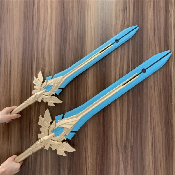 Big 1:1 Sword Sewing Needle Sword Weapon Movie Cosplay Sword Prop Role Play Gift Safety PU Winter Frost Sword 79cm - Image 14