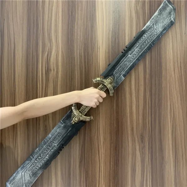 Big 1:1 Sword Sewing Needle Sword Weapon Movie Cosplay Sword Prop Role Play Gift Safety PU Winter Frost Sword 79cm - Image 12