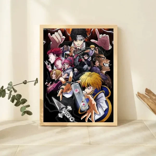 Hunter X Hunter Japanese Classic Anime Poster Killua Zoldyck Wall Art Pictures Canvas Painting Home Kids Room Decor Gift - Image 2