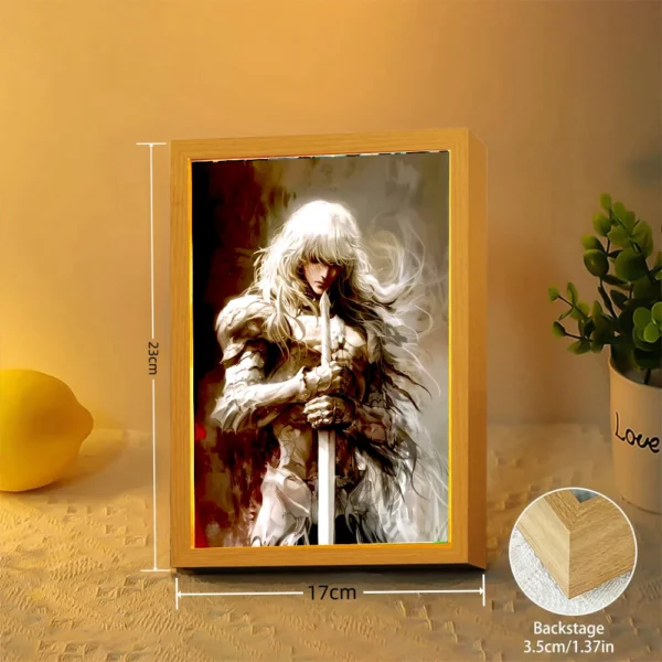 Anime Figure Berserk Behelit Light Painting Photo Frame Night Light Griffith Beherit Action Figures Room Decor Christmas Gifts - Image 5