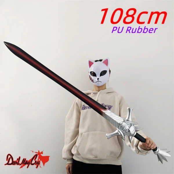 1:1 Game DMC Sword Nero Red Queen Greatsword Rebellion Black Blade Sword Weapon The Rebel Blade Sword Halloween Cosplay Safety - Image 12