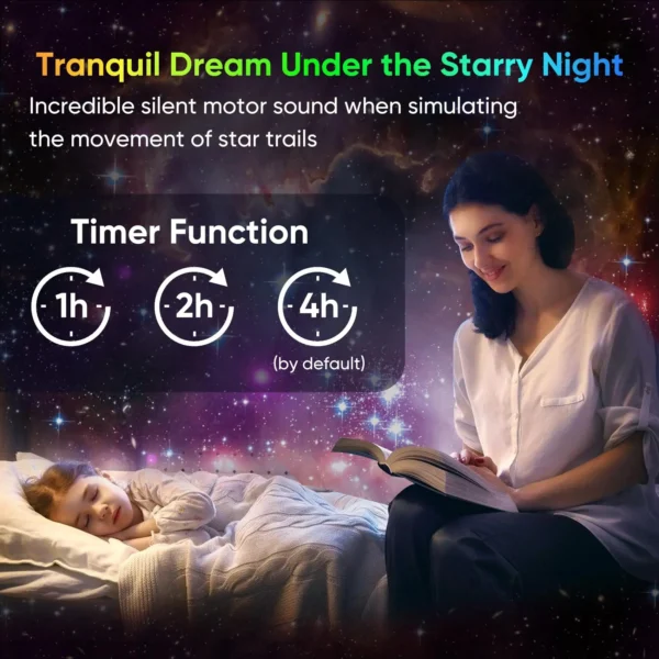 Planetarium Star and Galaxy Projector Realistic Starry Sky Night Light with Solar System for Kids Bedroom Living Room Decoration - Image 5