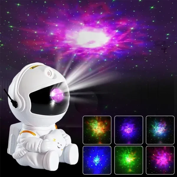 Star Astronaut Projector Night Light Starry Sky Porjectors Lamp Decoration Bedroom Room Decorative Children Gifts