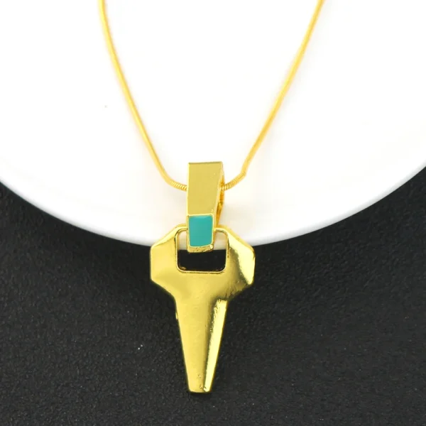 David Martinez Cosplay Necklace Gold Color Metal Pendant Necklaces for Men Women Accessories Christmas Gifts Prop - Image 3