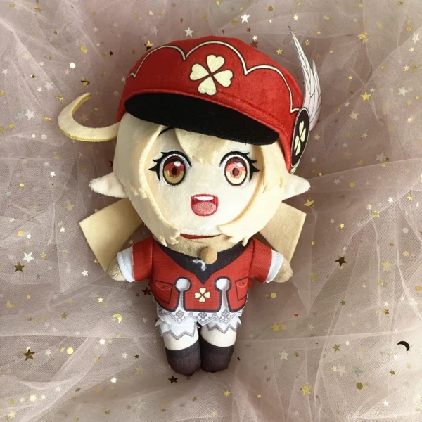 20cm Genshin Impact Plush Pendant Doll Toy Zhong Li Xiao Hu Tao Klee Paimon Soft Stuffed Pillow Kids Christmas Plushies Gifts - Image 7