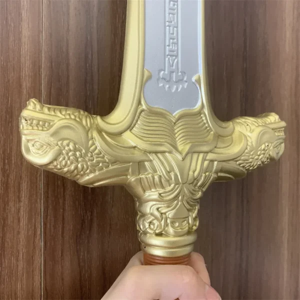 Medieval Golden Glorify Sword Cosplay Pirate Knife Sword Protector Prop Weapon Role Playing Movie Cos PU Model Toy - Image 7