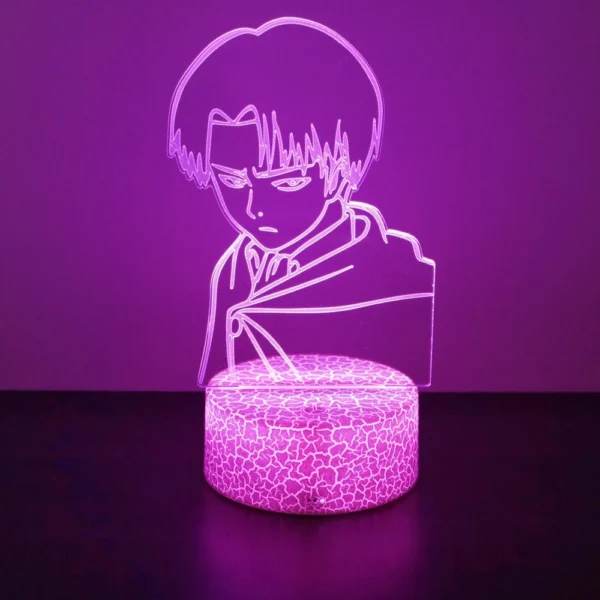 Attack on Titan 3D Lamp Anime Figures LED Night Light 16 Colors Lamps Remote Control RGB Decoration Bedroom Home Children Gifts - Image 4