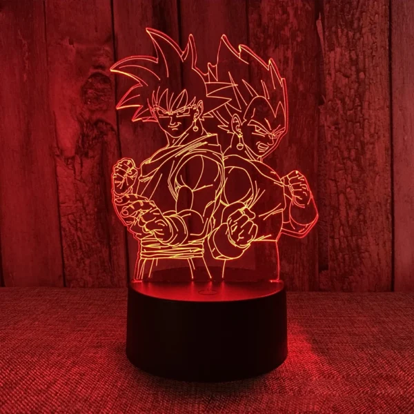 3D Lamp LED Night Light USB charging Anime Goku Vegeta Dragon Ball Z Super Saiyan Goku Jiren Broly Table Lamp Gift 7/16 Colors - Image 10