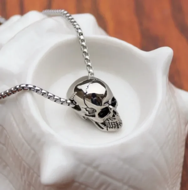 Fashion Personality Domineering Skull Pendant Necklace Men's Gothic Punk Style Unique Charm Party Accessories Gift - Image 5