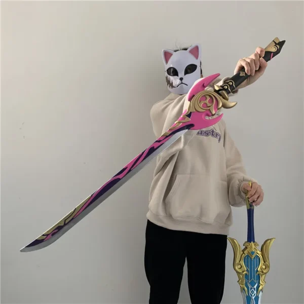 Genshin Impact Splendor of Tranquil Furina Sword Cosplay Weapon Safety PU Rubber Morax Beelzebul Carnival Role Playing Model - Image 7