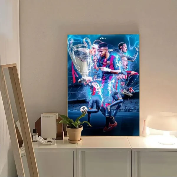 K-Kylian Football M-Mbappés Star Poster No Framed Club Bar Poster Wall Art Canvas Painting Bedroom Study - Image 3