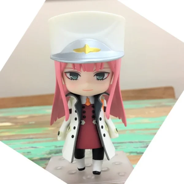 10CM Amine Figure Darling in the FRANXX Q Version Uniform Combat Uniform Dolls Toy Gift Collect Boxed Ornaments PVC Material - Image 5