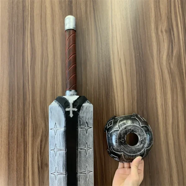 1:1 Cosplay Anime Black Clover Asta Giant Magic Sword Destroy Sword of Destruction Knife Role Playing Weapon Gift Rubber - Image 4