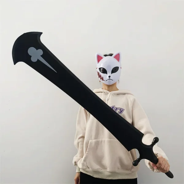 Anime Black Clover Asta Sun Tomahawk Sword Broken Prop Role Playing Weapon Lost Knife Model 1:1 Safety PU