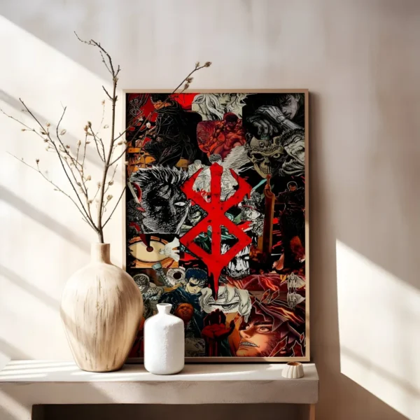 Anime Berserk Prints Poster Figure Guts Griffith Canvas Painting DIY Wall Art Home Decor Japanese Poster Fans Gifts-unframed - Image 7