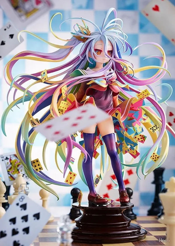 28CM No Game No Life Anime Figure Shiro Action Figure Art Works Kamiya Yuu PVC Collection Model Doll Toys - Image 4