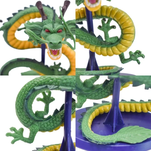 10CM Dragon Ball Z Cyan Dragon Handmade Figure DBZ Shenron Anime Collection Decoration Model Dolls Desk Ornament Birthday Gifts - Image 6