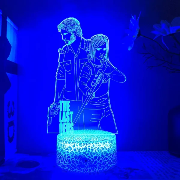 The Last of Us Figure 3d Led Lamp For Bedroom Manga Rechargeable Night Lights Room Decor Holiday Birthday Gift - Image 4